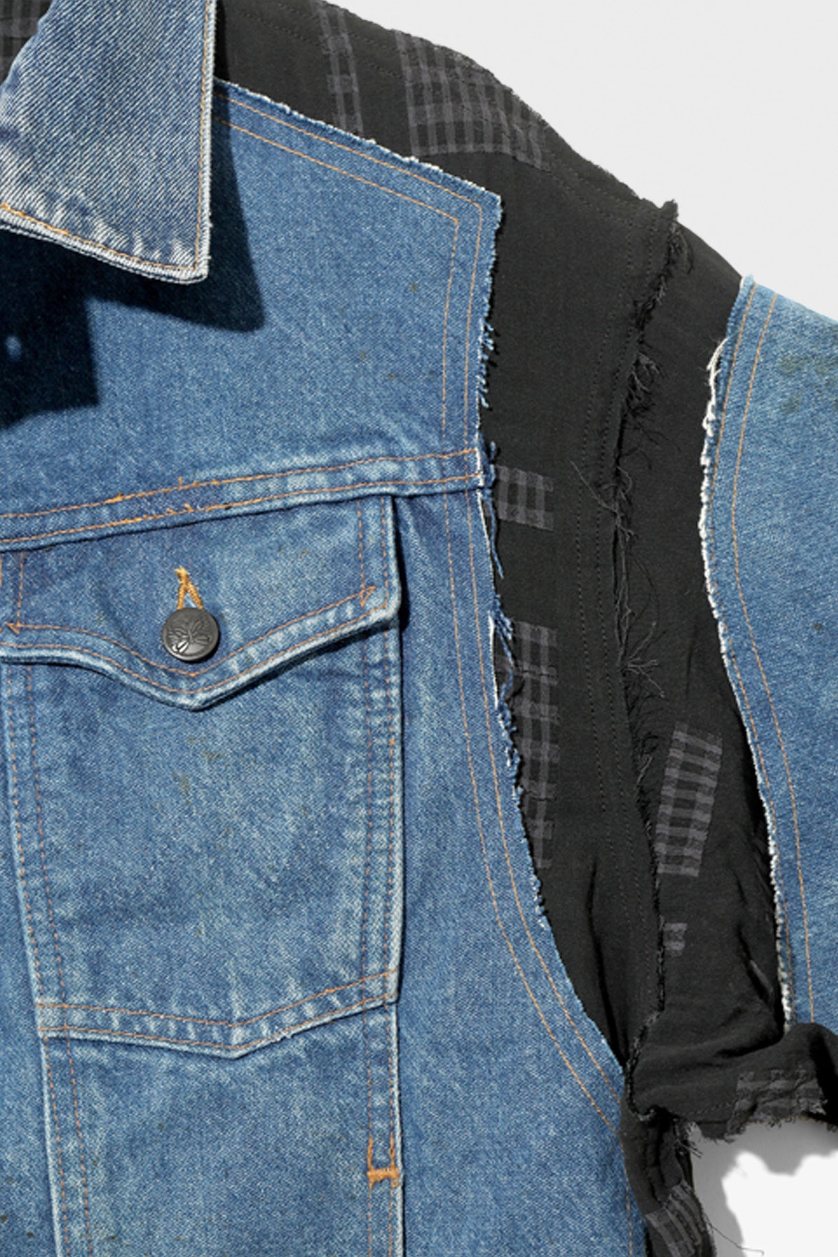 Needles Black Jean Jacket - A Fashion Statement