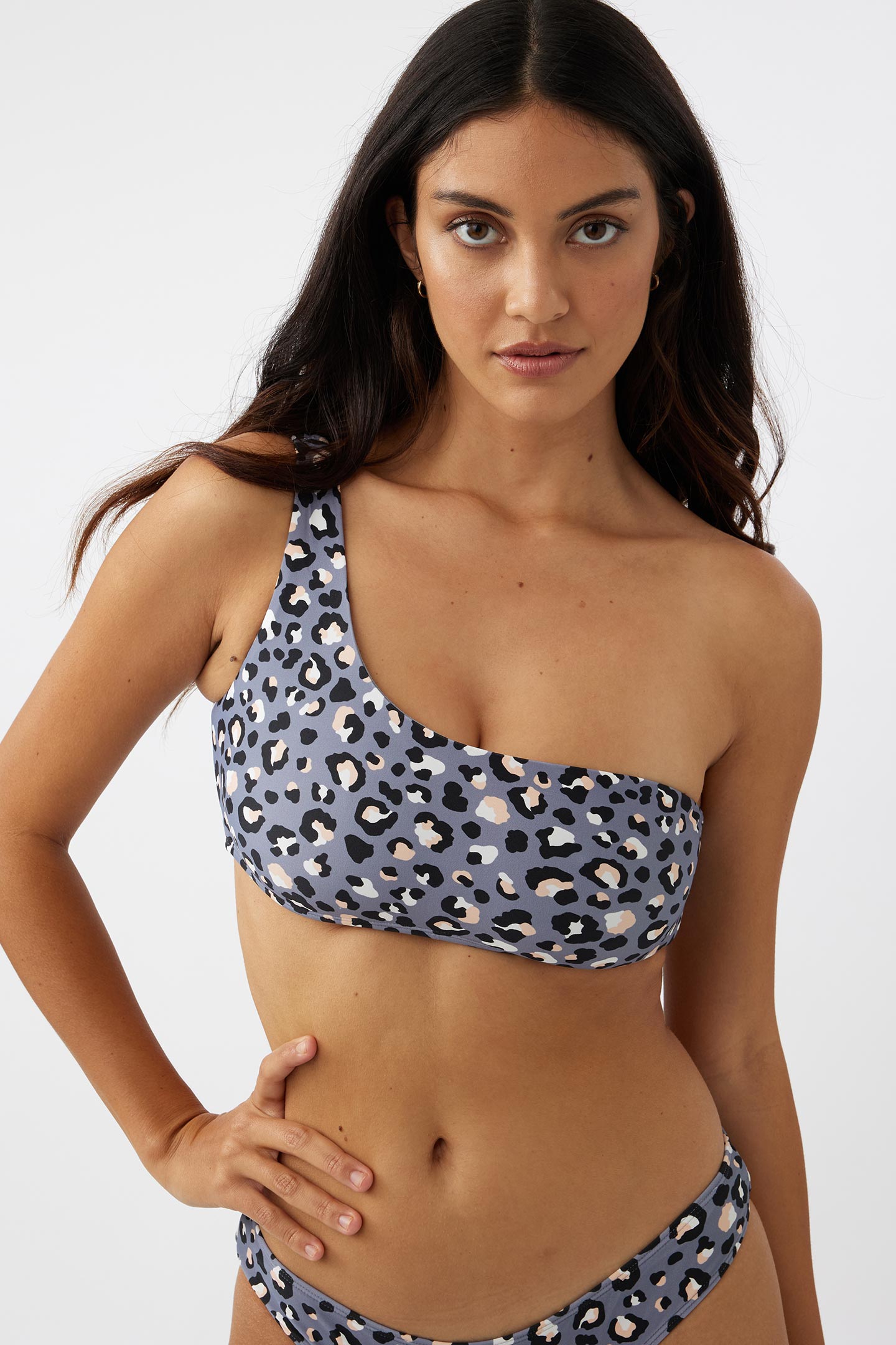 Glamorous Leopard One Shoulder Top