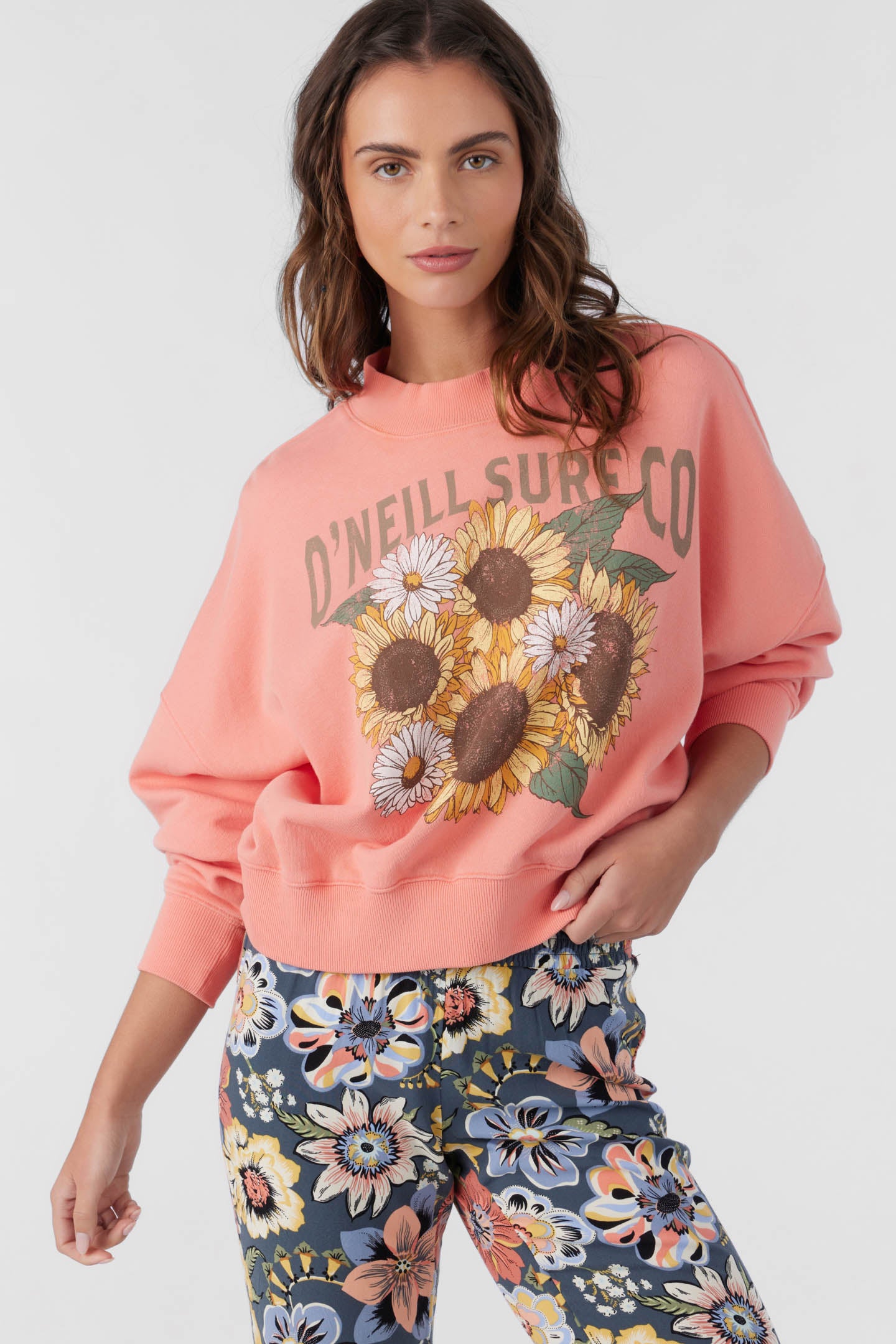 Cozy & Trendy Moment Crew Neck Cropped Fleece Sweatshirt