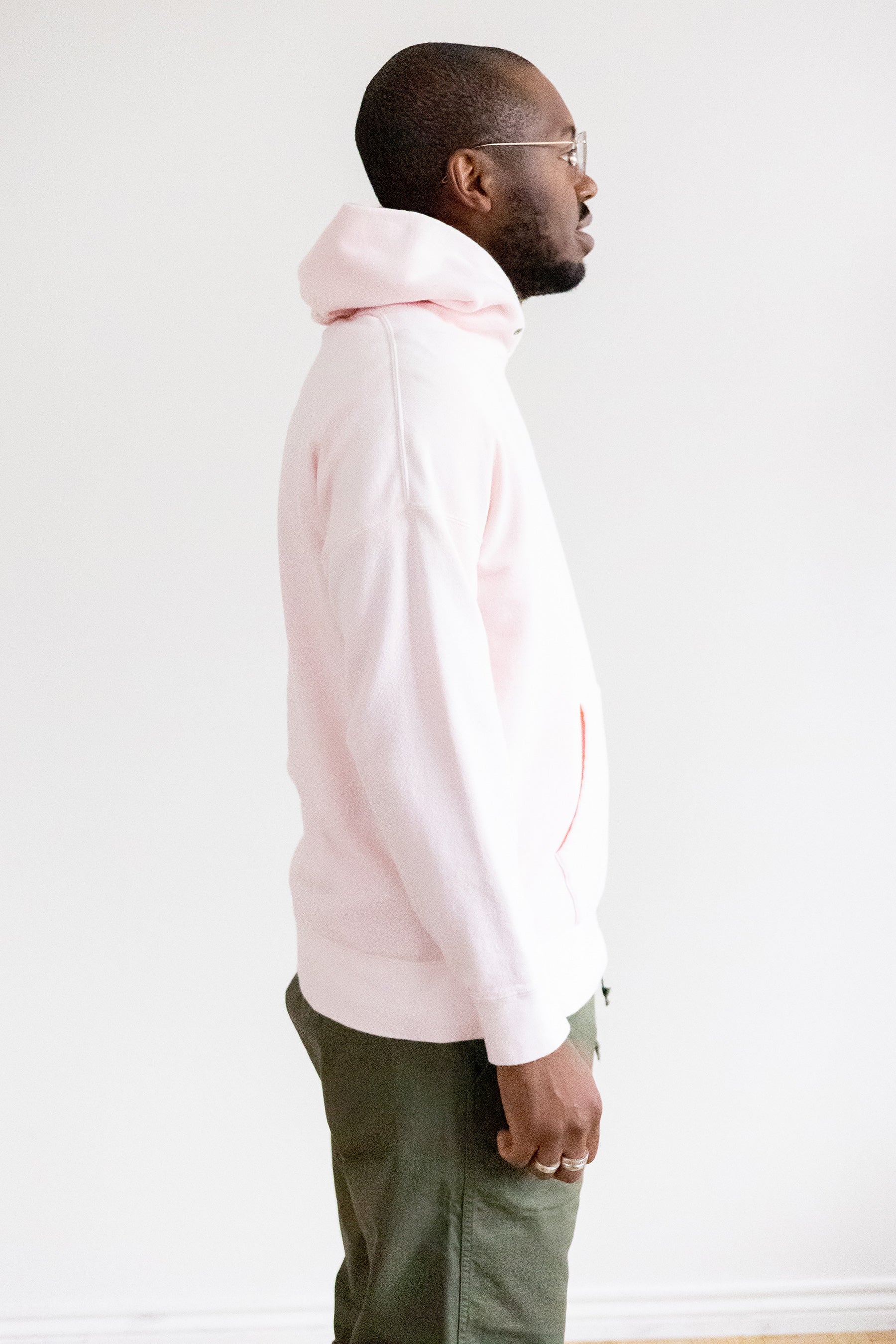 Visvim Jumbo Pink Hoodie - P.O. Veggie Dye
