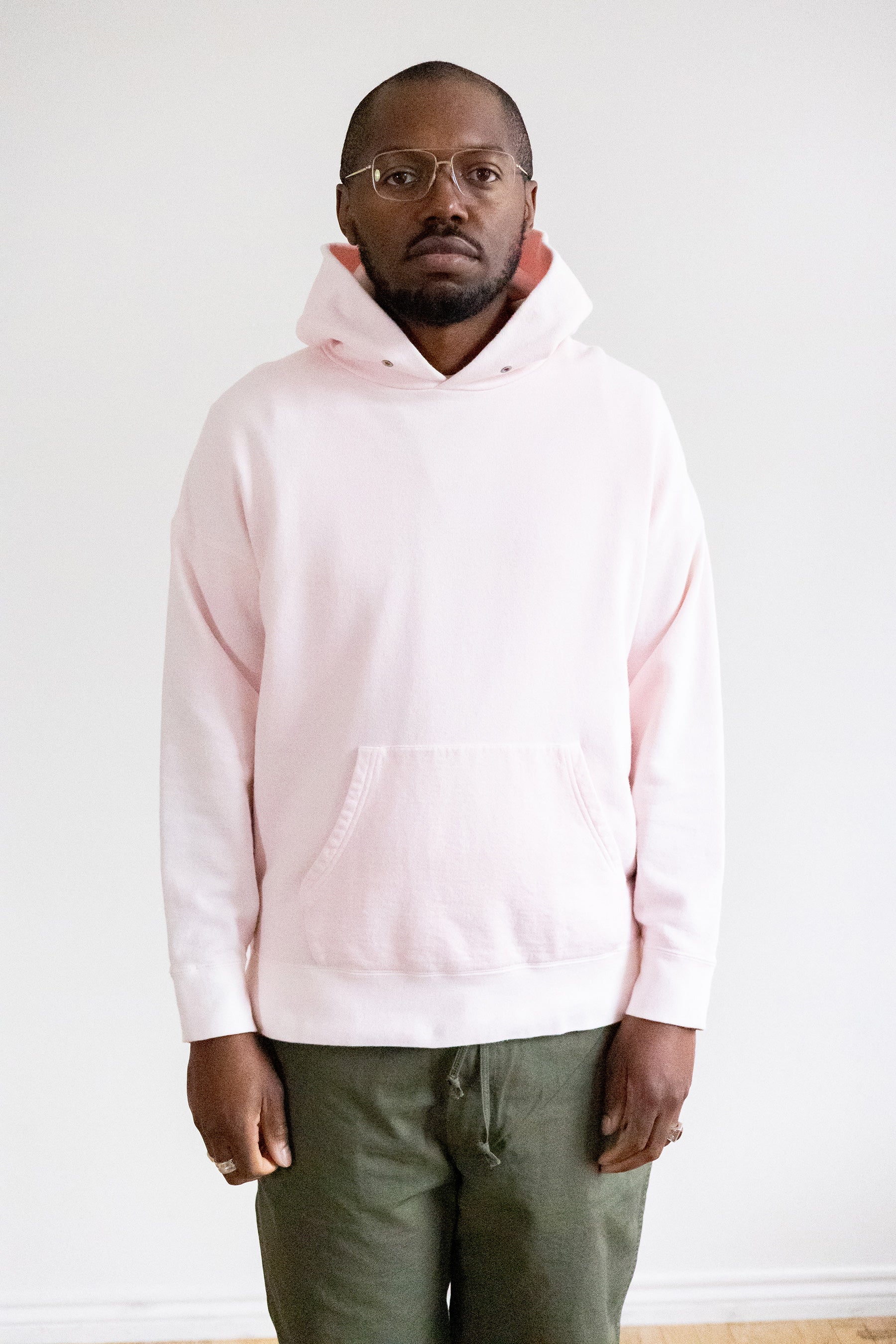 Visvim Jumbo Pink Hoodie - P.O. Veggie Dye