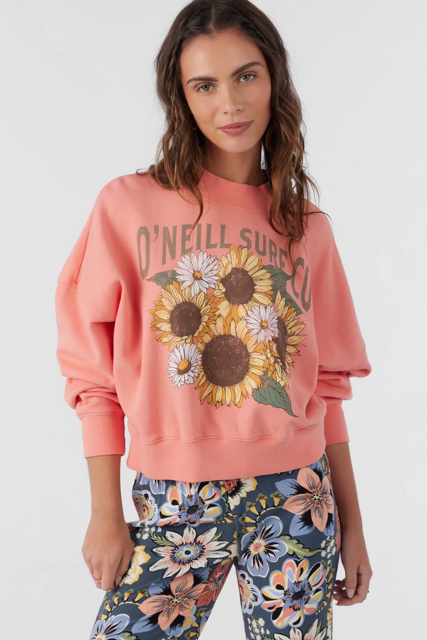 Cozy & Trendy Moment Crew Neck Cropped Fleece Sweatshirt