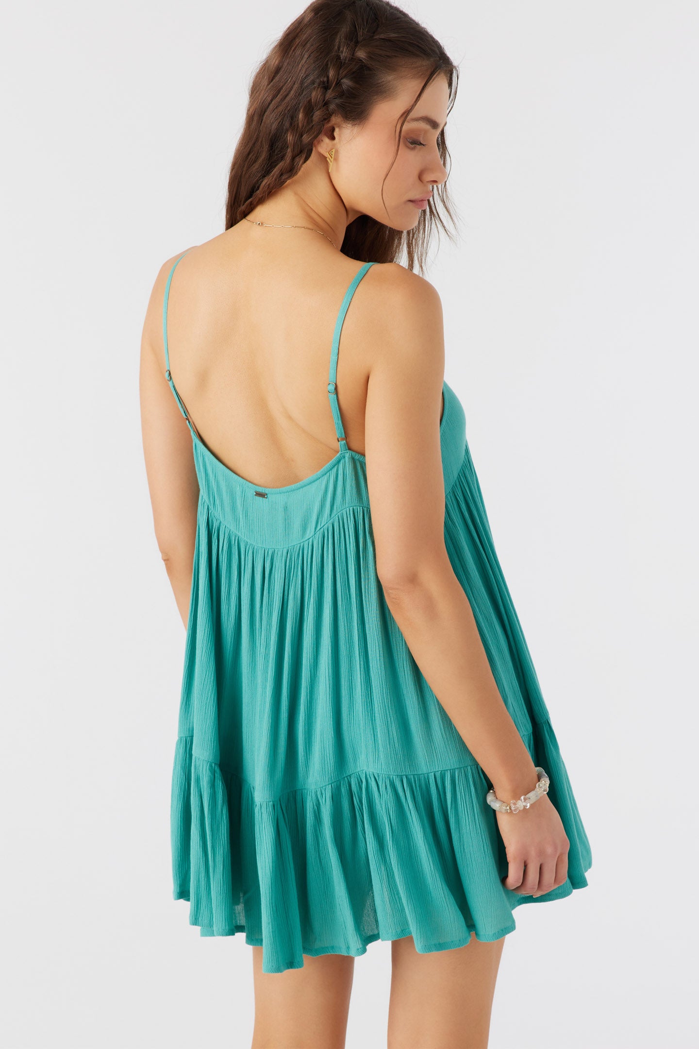 Rilee's Flowy Beach Cover-Up Dress - Saltwater Solids