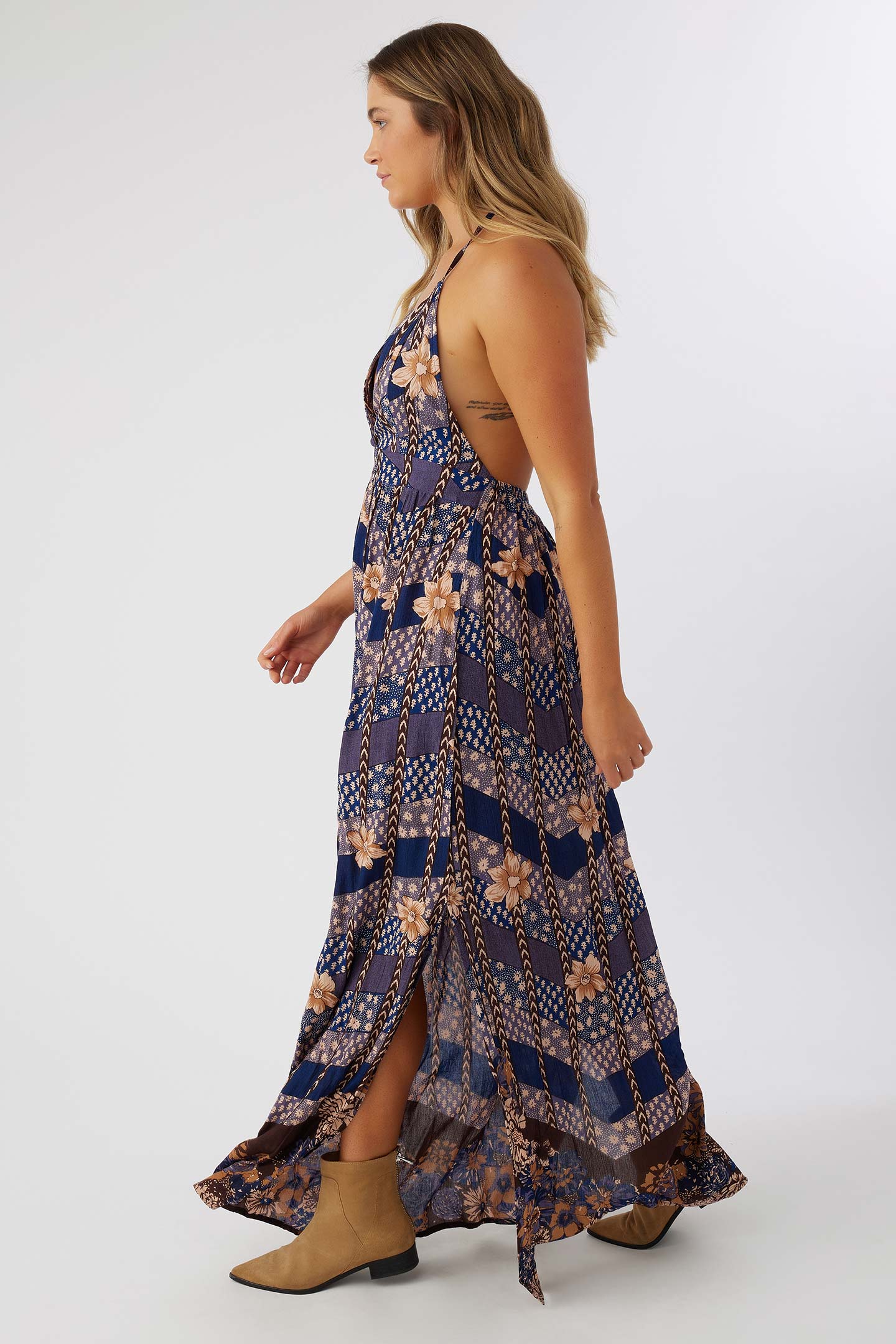Gorgeous Annalisa Halter Maxi Dress