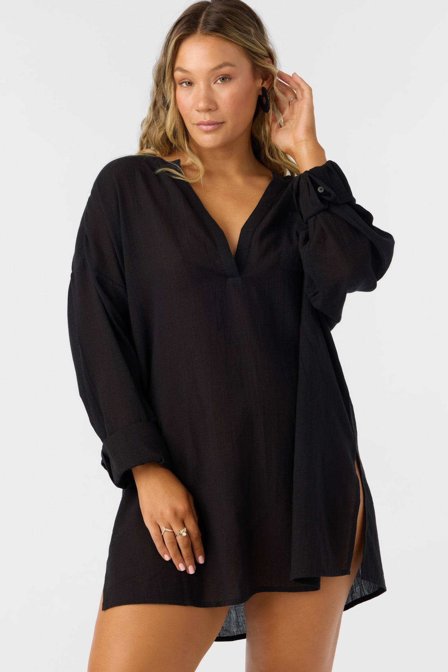 Elegant BELIZIN Beach Cover-Up Dress