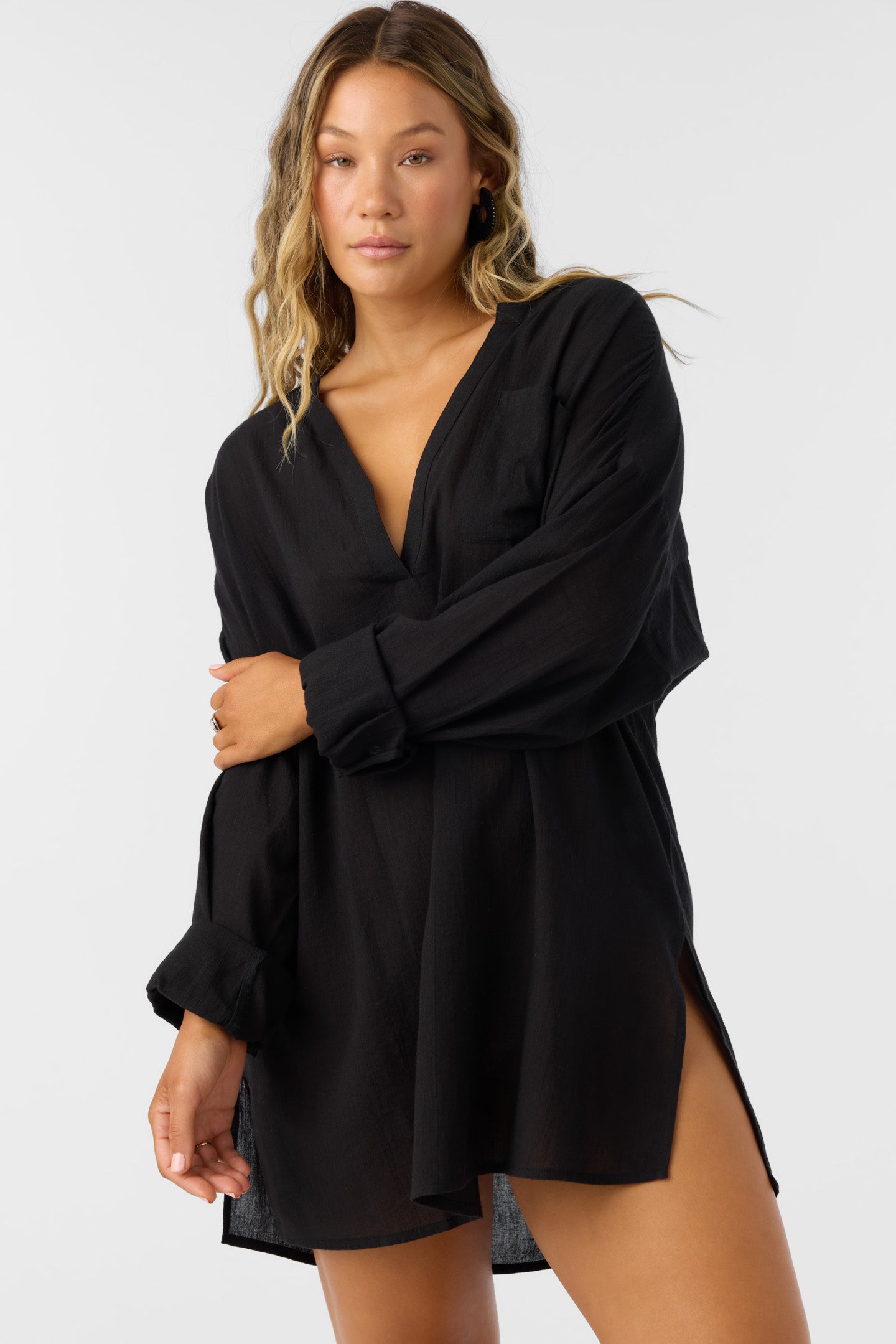 Elegant BELIZIN Beach Cover-Up Dress