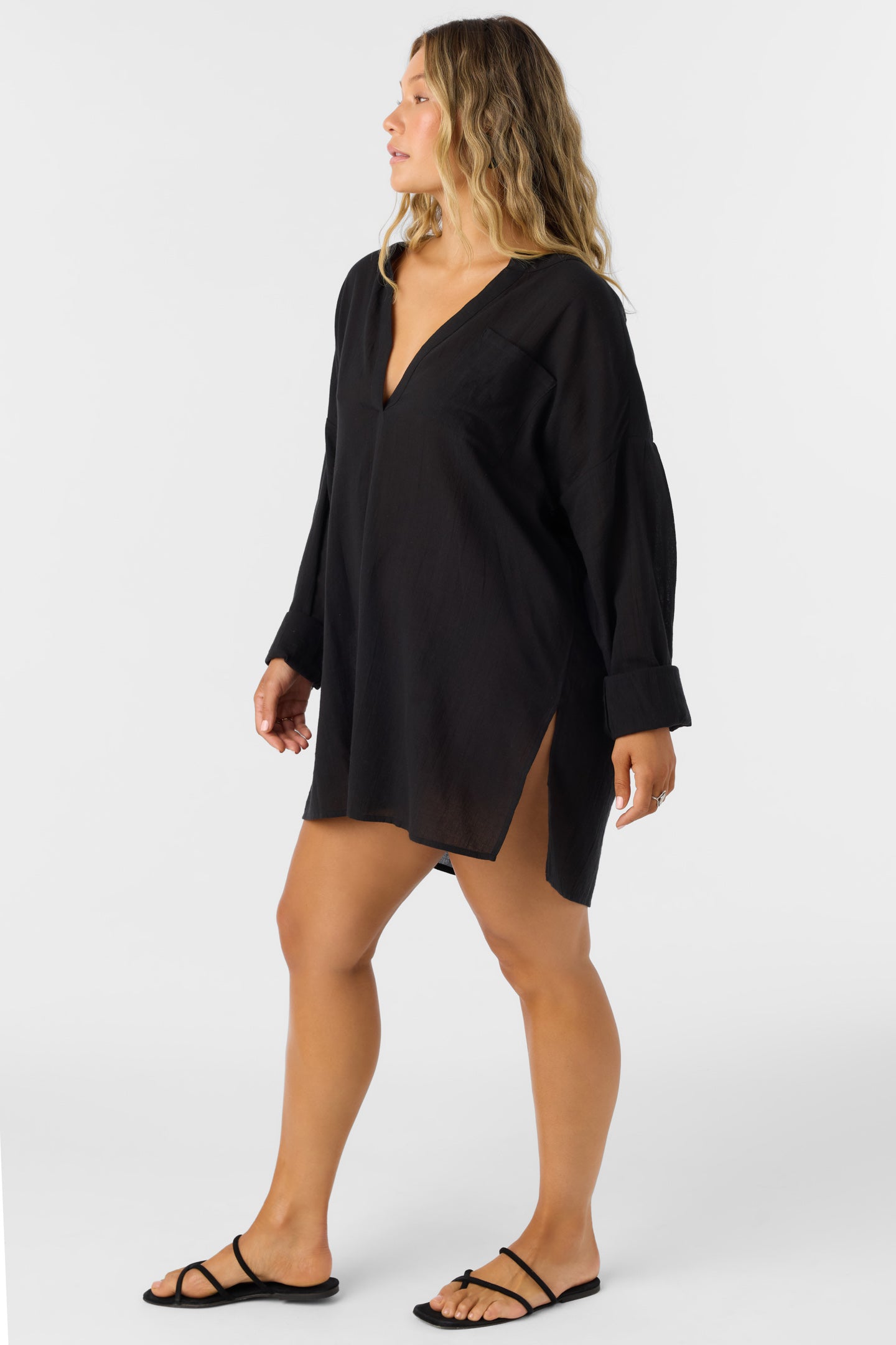 Elegant BELIZIN Beach Cover-Up Dress