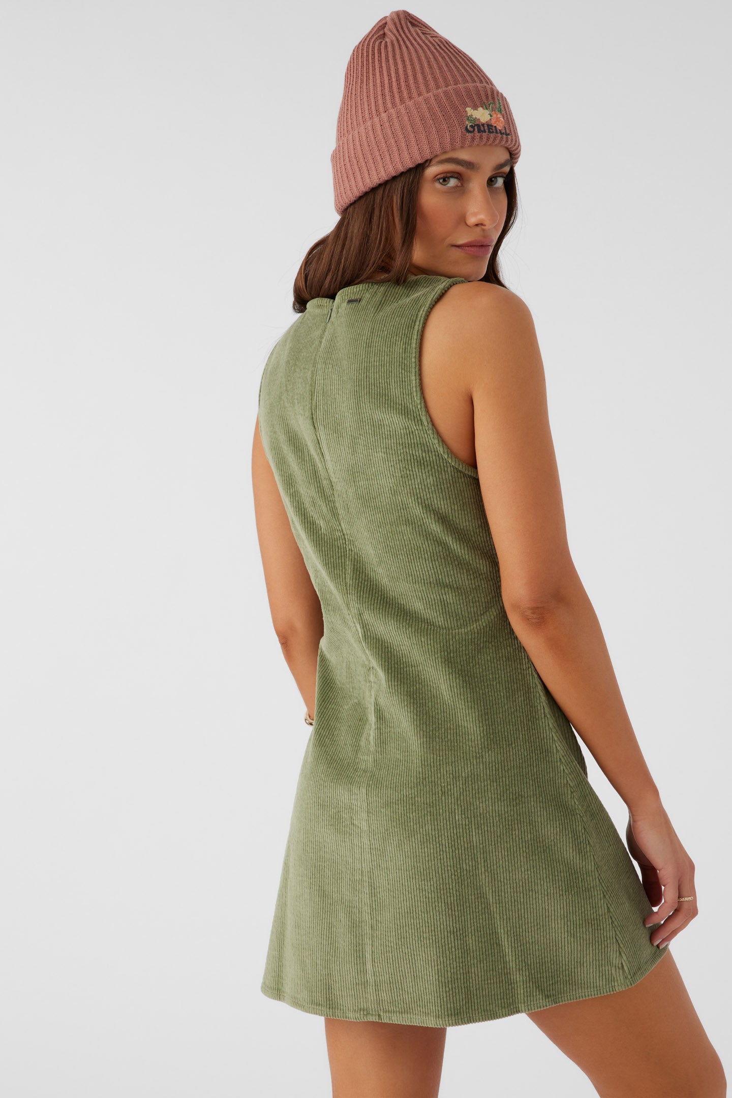 Gorgeous Poppy Corduroy Mini Dress