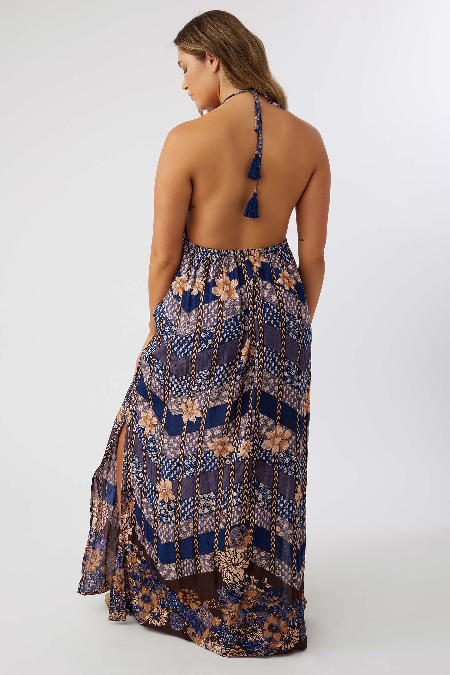 Gorgeous Annalisa Halter Maxi Dress